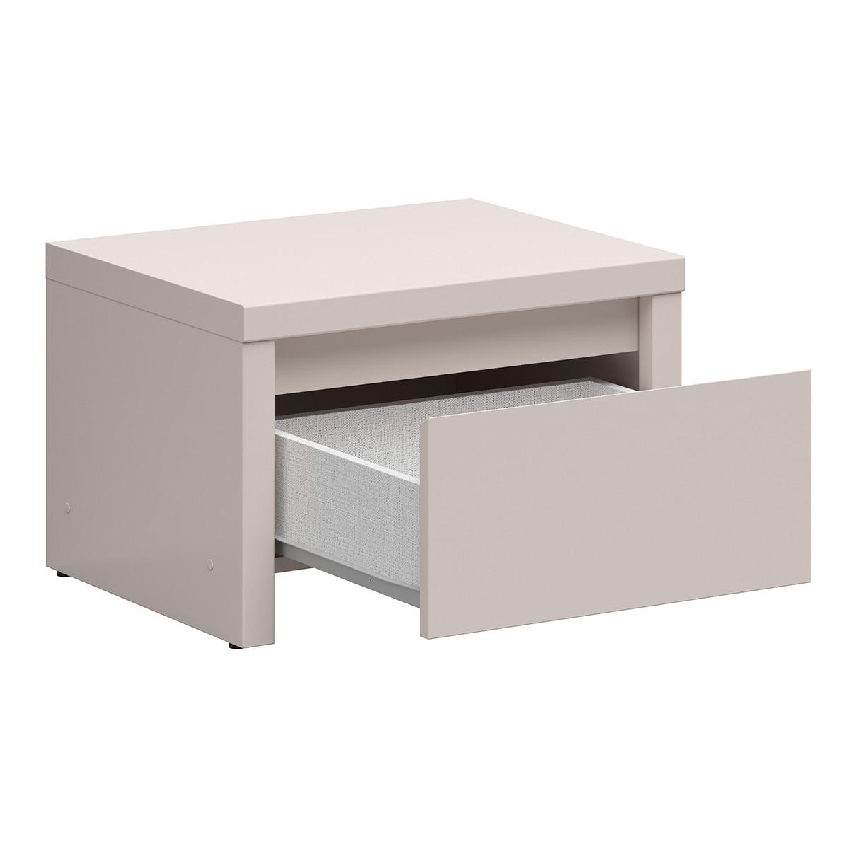 NOČNÍ STOLEK Soren Kašmír - béžová, kompozitní dřevo (51/33.5/40.5cm) - Petits-meubles