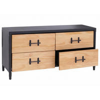 KOMMODE Hellbraun - Hellbraun, Holz (120/60/40cm) - MCW