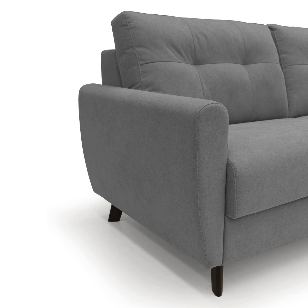 SCHLAFSOFA Callisto - Grau, Textil (168/97/96cm) - Divani.store