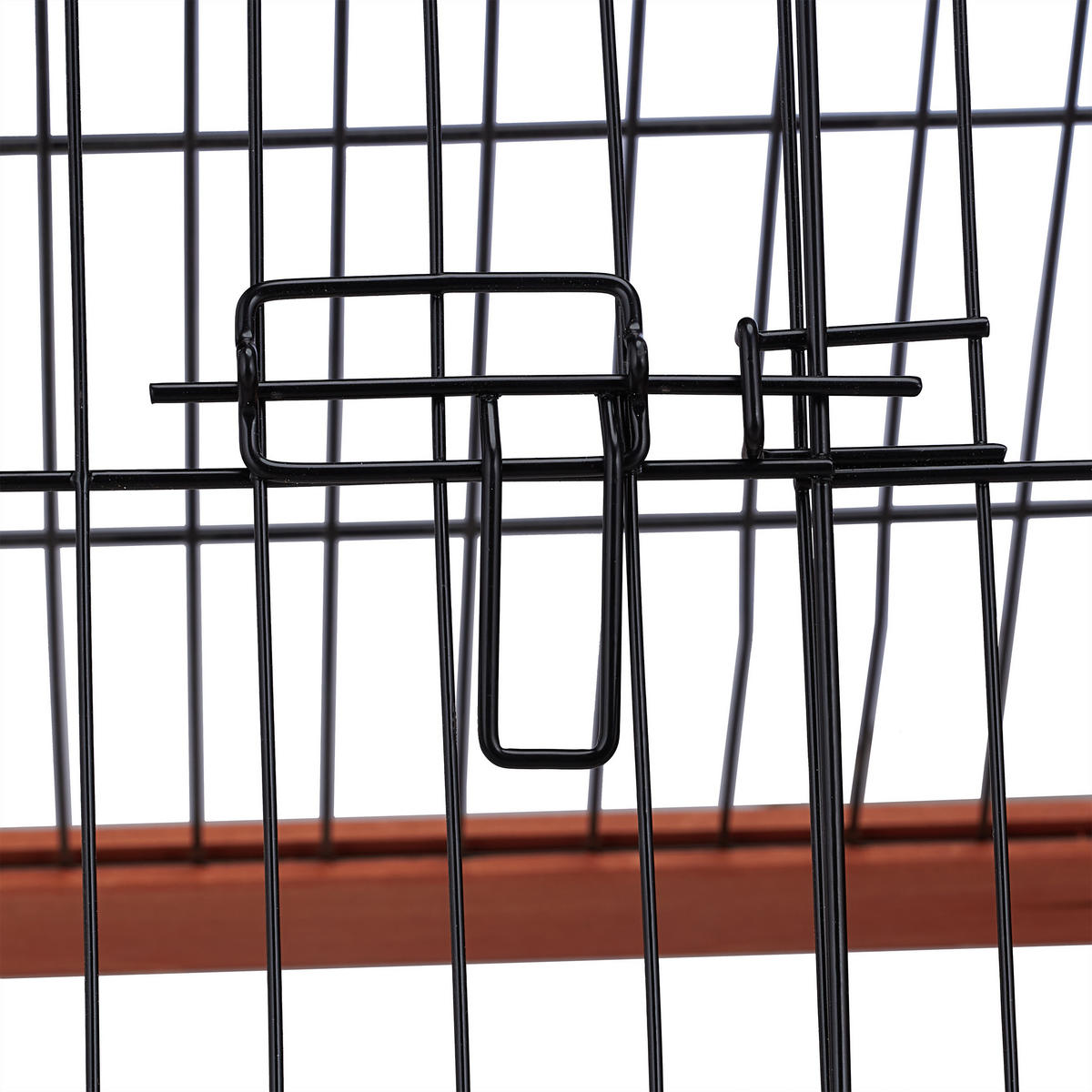 HASENSTALL - Hellbraun, Holz/Kunststoff (110/41/49cm) - Relaxdays