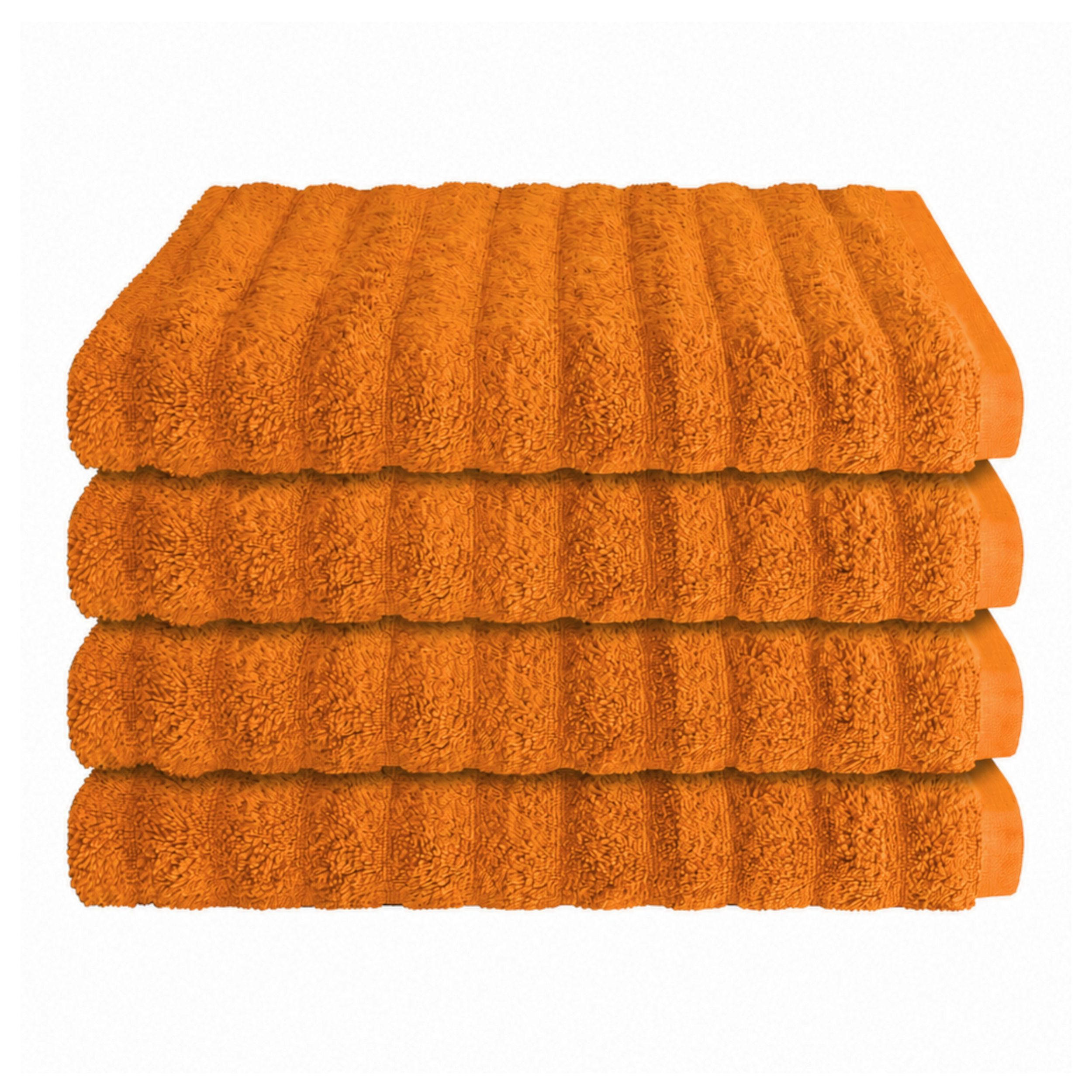 HANDTUCHSET Neapel - 4-teilig - 50x100 cm - Terrakotta - Terracotta, Textil (50/100cm) - SCHIESSER