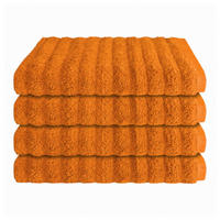 HANDTUCHSET Neapel - 4-teilig - 50x100 cm - Terrakotta - Terracotta, Textil (50/100cm) - SCHIESSER
