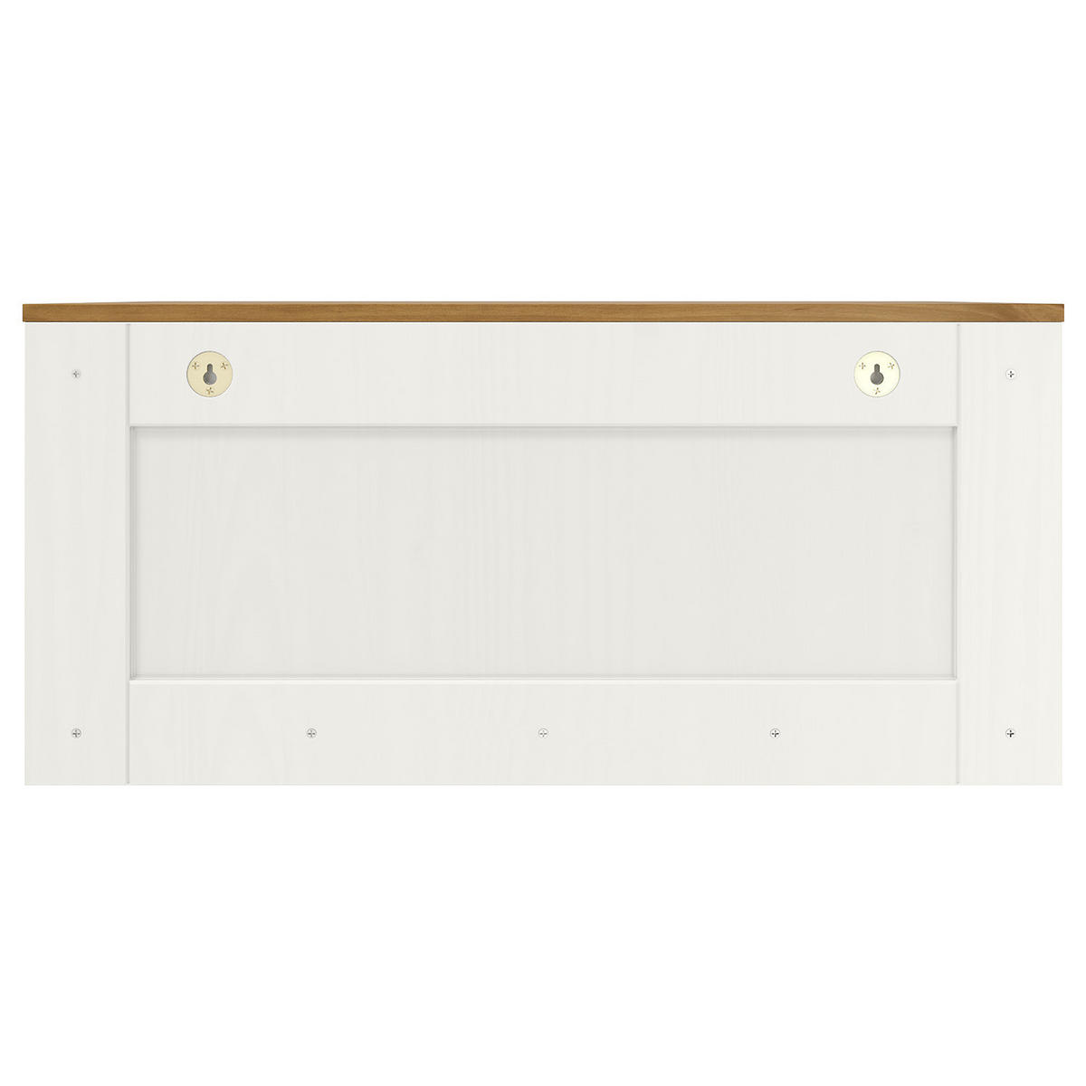 WANDGARDEROBE - Kiefer massi - Kieferfarben, Holz (90/42/35cm) - home24