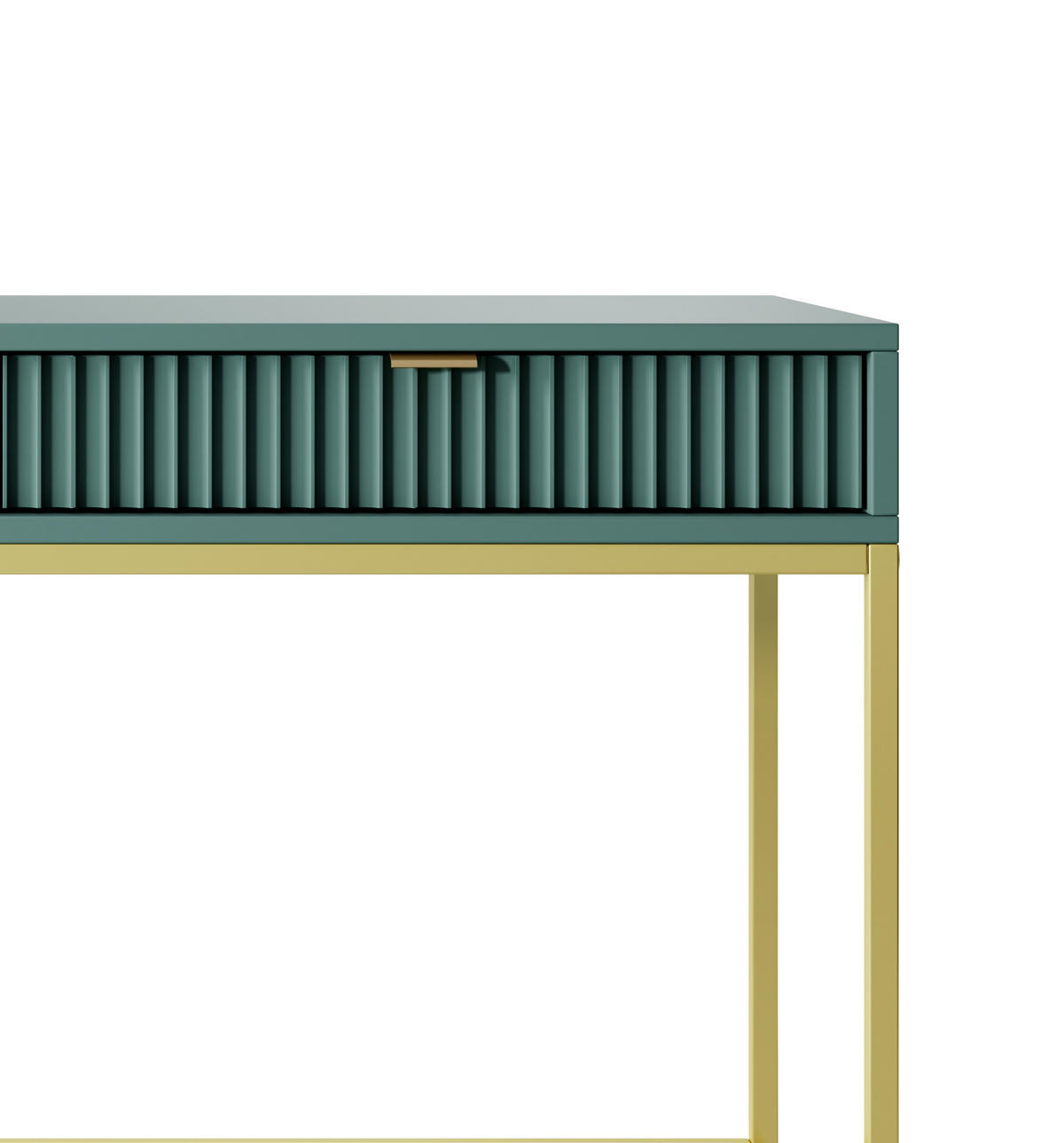 SCHMINKTISCH ZOVA Pastellgrün 104x77x50 cm Little table, Freistehend - Jadegrün/Pastellgrün, Holzwerkstoff/Metall (50/104/77cm) - DomoHome