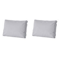 RÜCKENKISSEN Manchester 40/60 cm 2-teilig - Hellgrau, Textil (60/8/40cm) - Madison