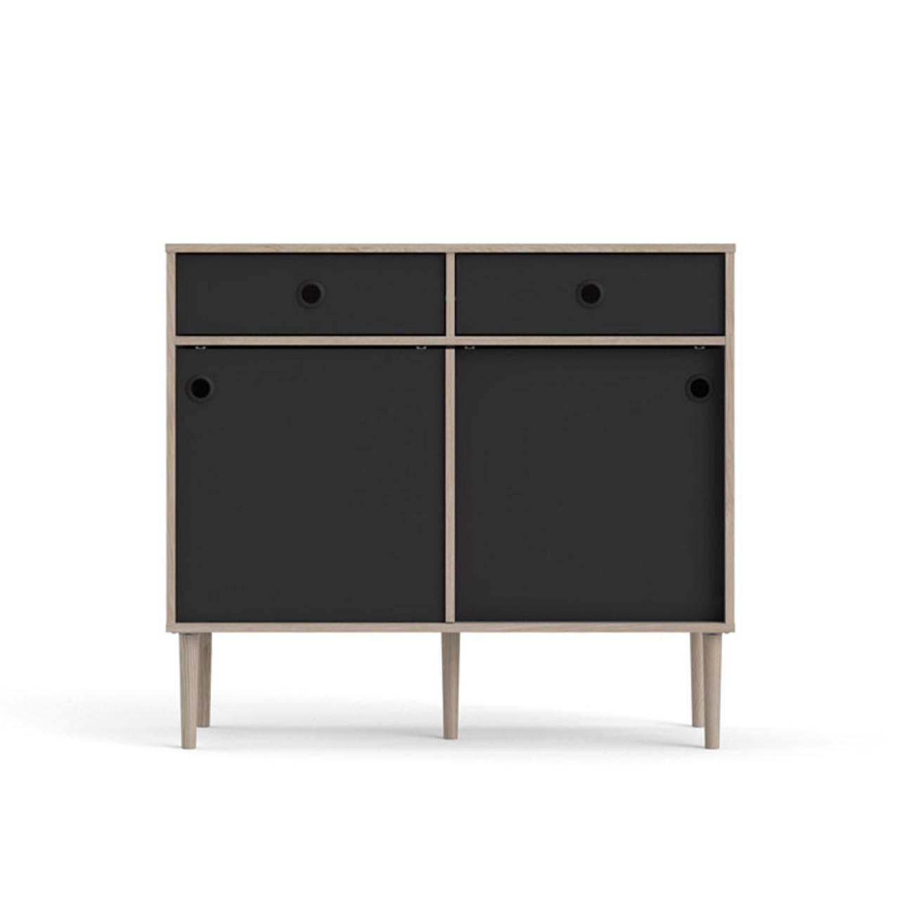 SIDEBOARD Penny Schwarz 99/41/89 cm - Schwarz, Holzwerkstoff (99/89/41cm) - ebuy24