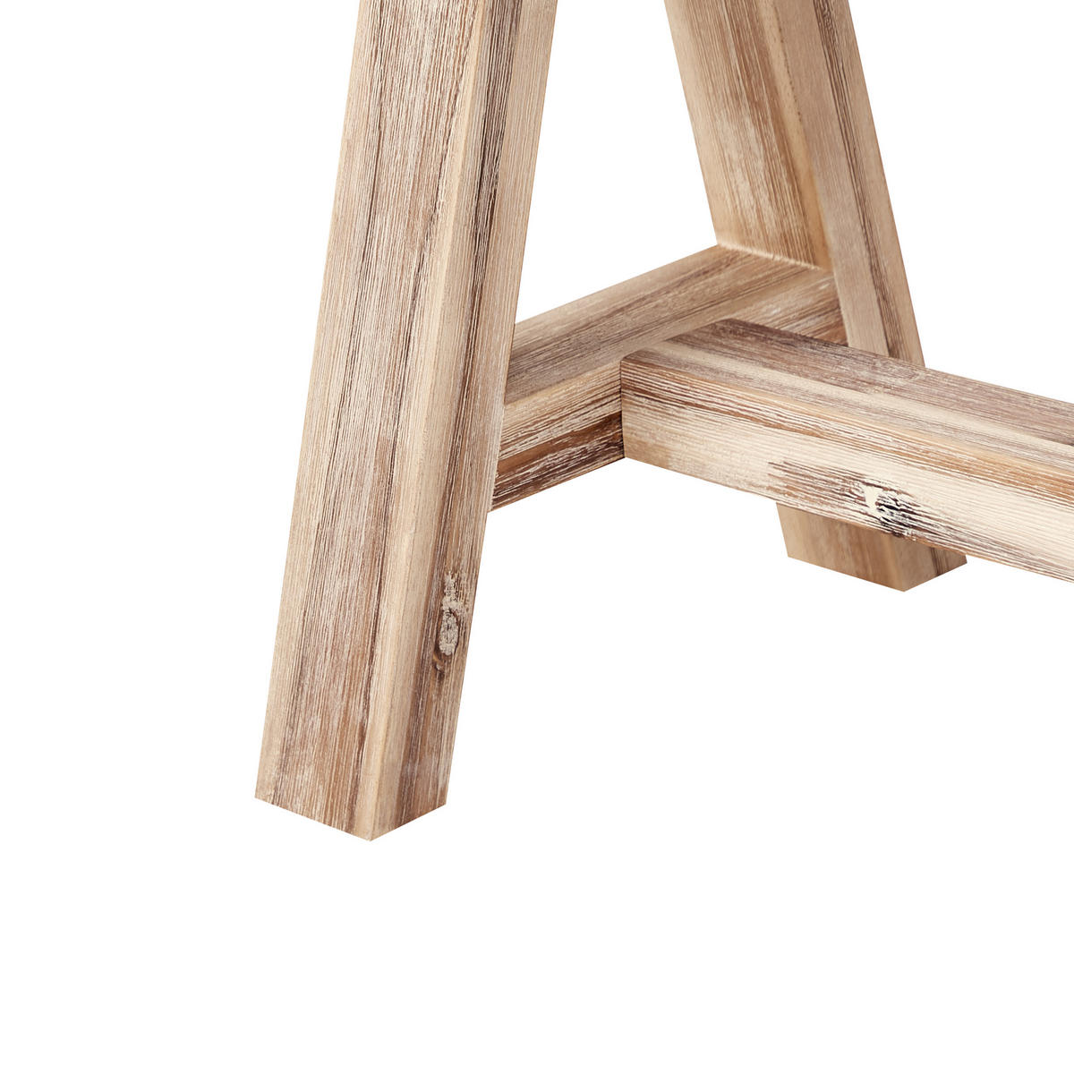 GARTENBANK 3-Sitzer Grau Tonnare - Hellbraun/Grau, Stein (200/45/40cm) - Beliani