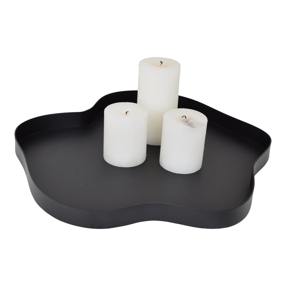 TABLETT Serva Schwarz - Schwarz, Metall (40/3/40cm) - LOFT42
