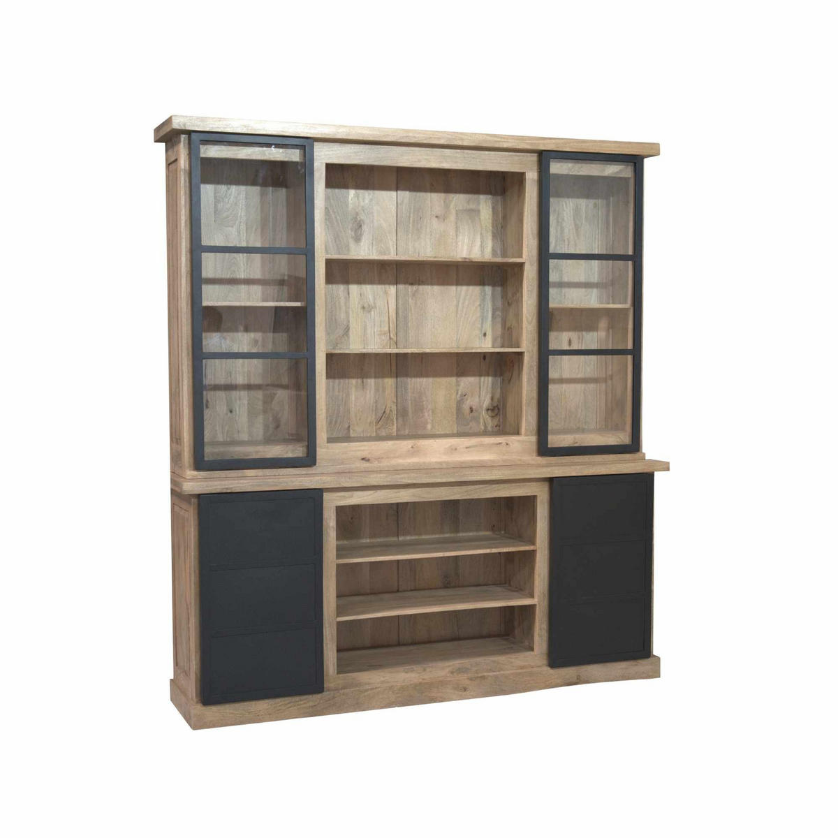 VITRINE Noa Braun 45/200/220 cm - Braun, Holz (200/220/45cm) - Starfurn