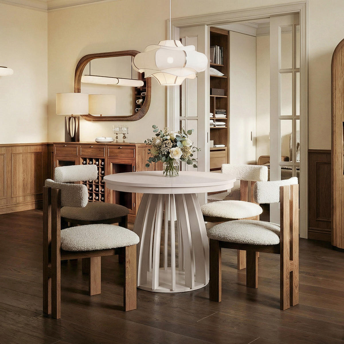 AUSZIEHTISCH VENO 100-180/76 cm Kaschmir - Kaschmir, Holzwerkstoff (100/100/76cm) - Idohome