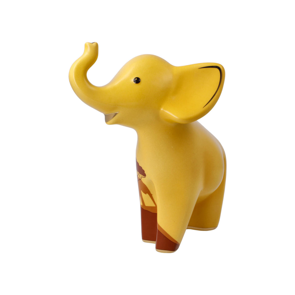 DEKOFIGUR Elephant - Mukkoka, Porzellan, Sand, 15.5 cm - Beige, Keramik (7/15.5/13.5cm) - Goebel