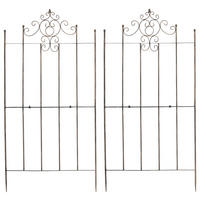 RANKGITTER Paul - 2er Set bronze - Braun, Metall (85.5/170/2cm) - TPFLiving