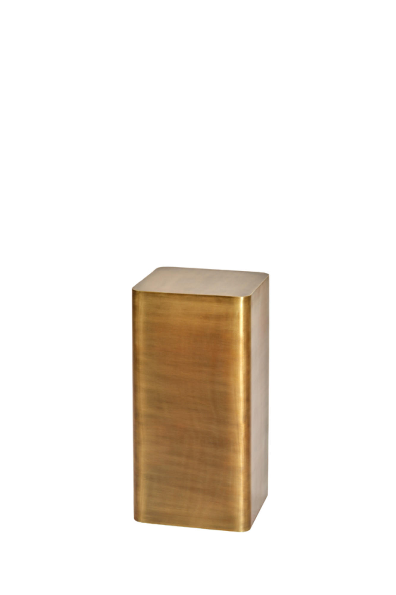 SÄULE Alurio Bronze 30,5/30,5/60 cm - Bronzefarben, Metall (30.5/30.5/60cm) - Light & Living