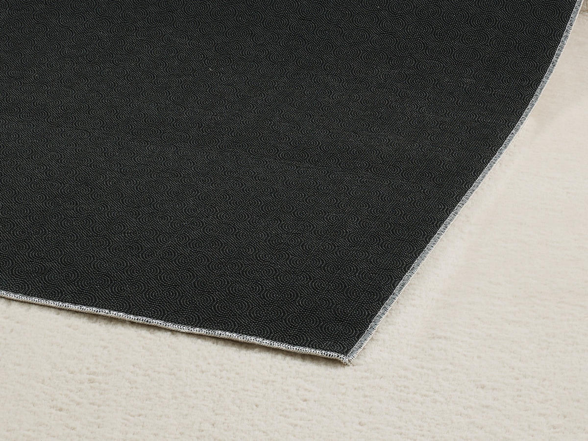 KURZFLORTEPPICH Antirutsch Uni RUTOR Polyester Beige 120 x 160 cm - Beige, Textil (120/160cm) - KADIMA DESIGN