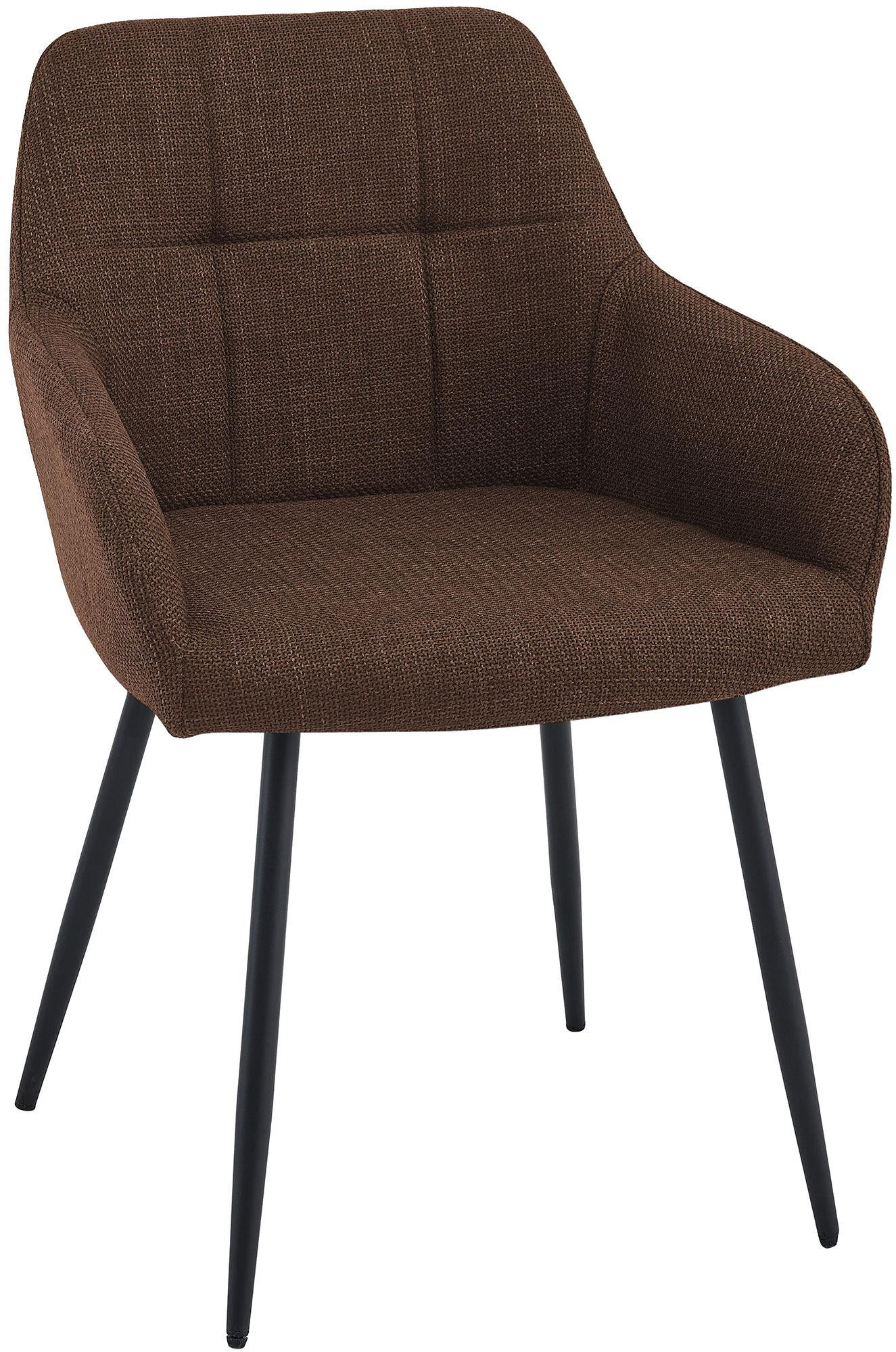 CLP Esszimmerstuhl Dunkelbraun 57x85x60 cm