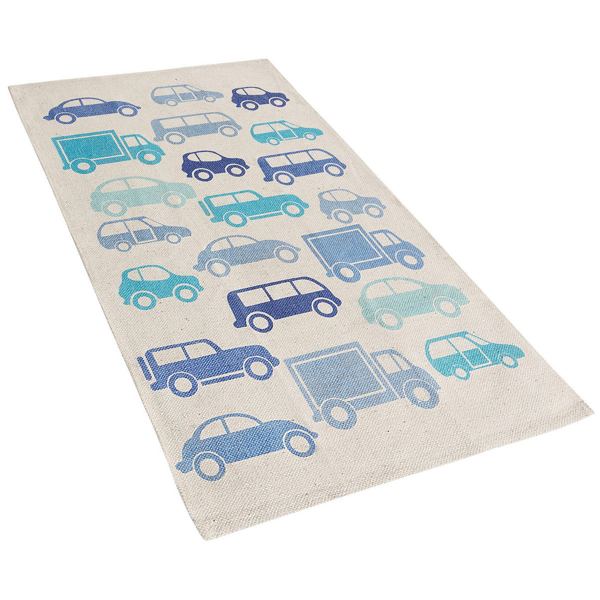 KINDERTEPPICH Maduraj 90/60 cm - Blau, Textil (60/90cm) - Beliani