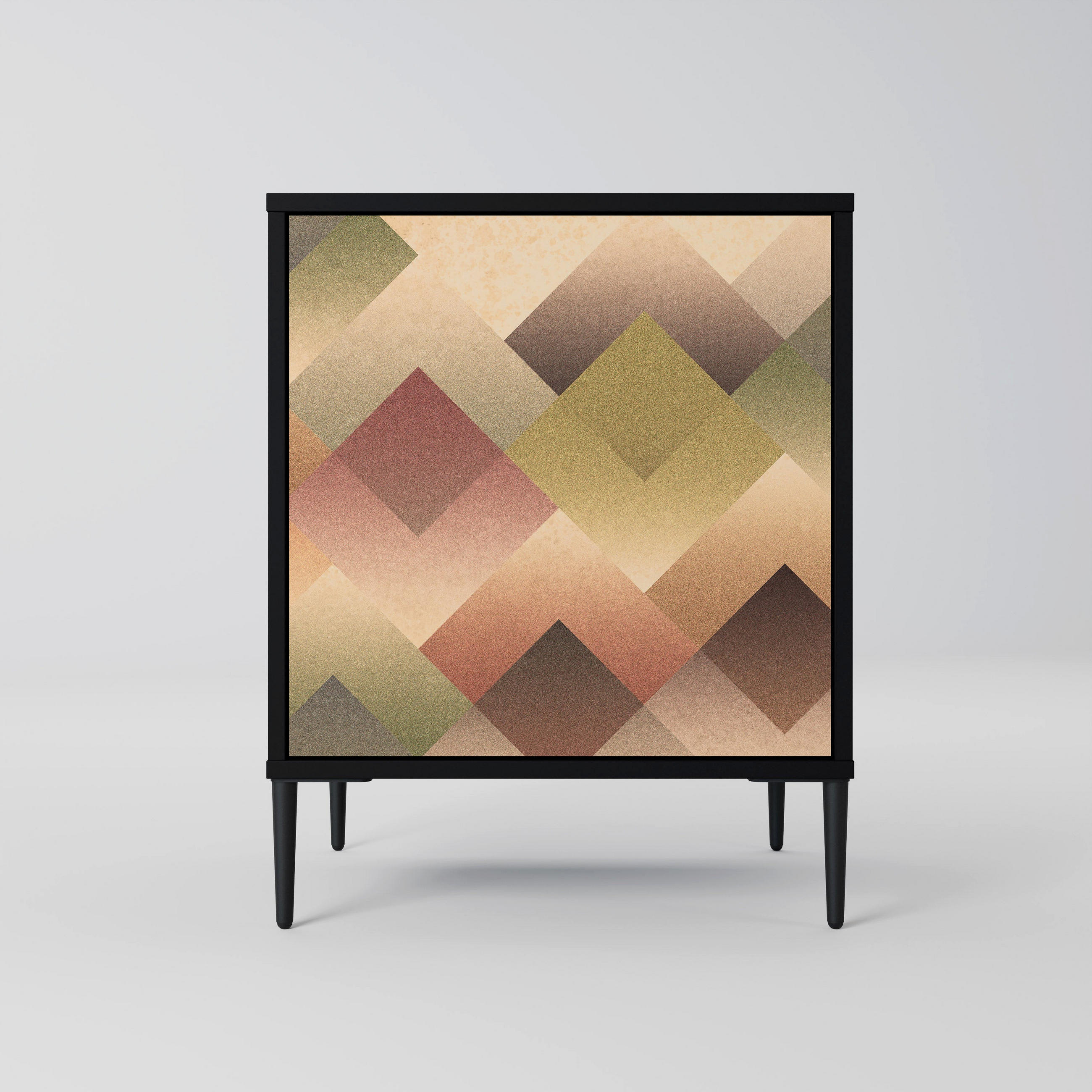 SpaceRebels Sideboard Schwarz 57.5x72.5x42 cm