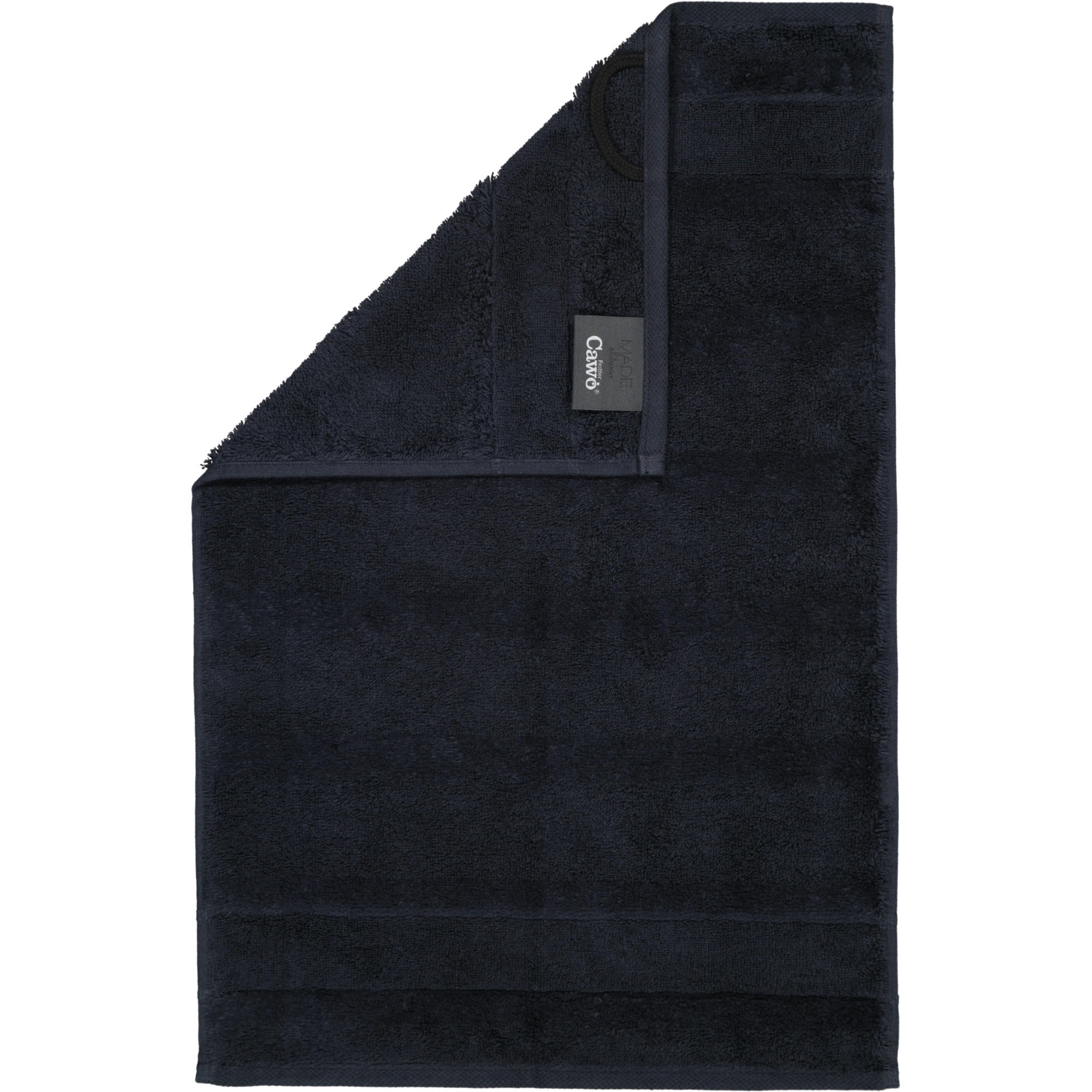 GÄSTETUCH NOBLESSE2 UNI 1002 SCHWARZ - 906 - Schwarz, Textil (30/50cm) - Cawoe
