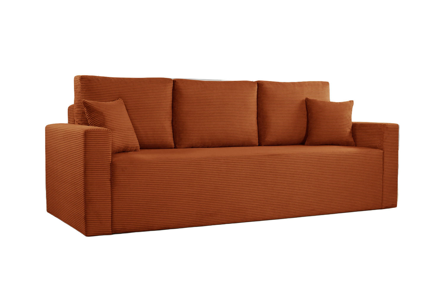 SCHLAFSOFA ZOOM Mit Bettkasten Stoff Zoom Ziegel - Kupferfarben, Holz/Textil (227/90/92cm) - Kaiser Möbel