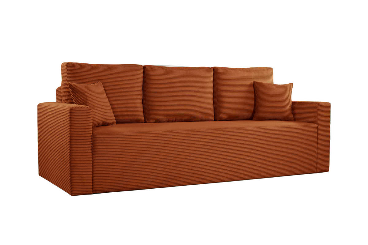 SCHLAFSOFA ZOOM Mit Bettkasten Stoff Zoom Ziegel - Kupferfarben, Holz/Textil (227/90/92cm) - Kaiser Möbel