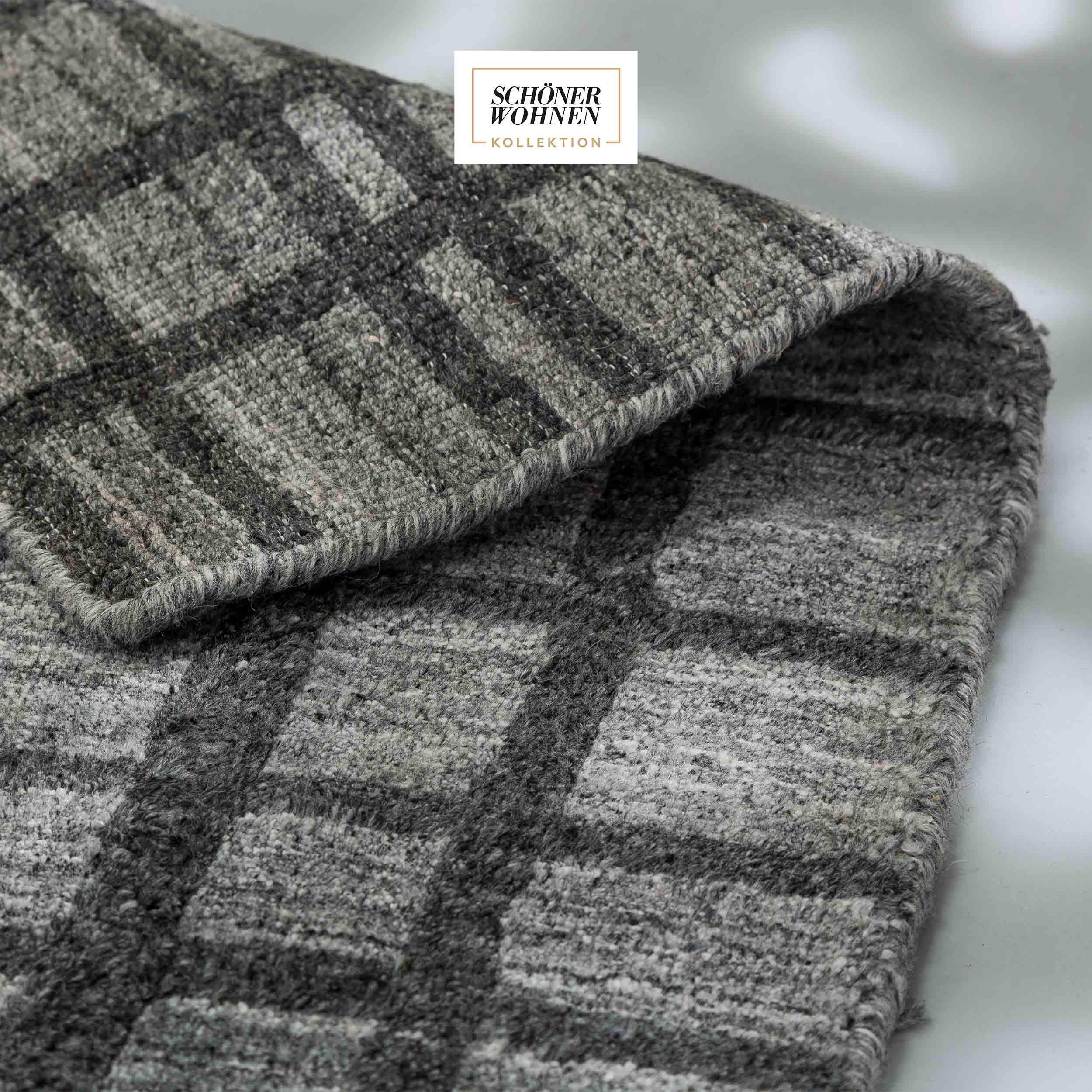 HANDWEBTEPPICH COSETTA - Grau, Textil (170/240cm) - Schöner Wohnen