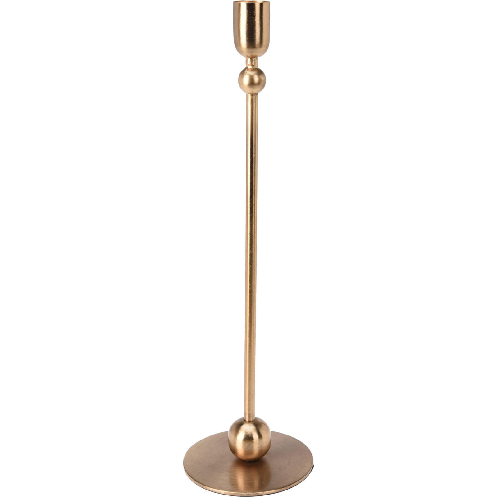 KERZENHALTER Klassiker 33 cm - Goldfarben, Metall (9.5/33/9.5cm) - Home Styling Collection