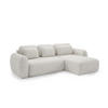ECKSOFA Gaston Mit Schlaffunktion - Beige, Holzwerkstoff/Textil (304/190cm) - Fun Möbel