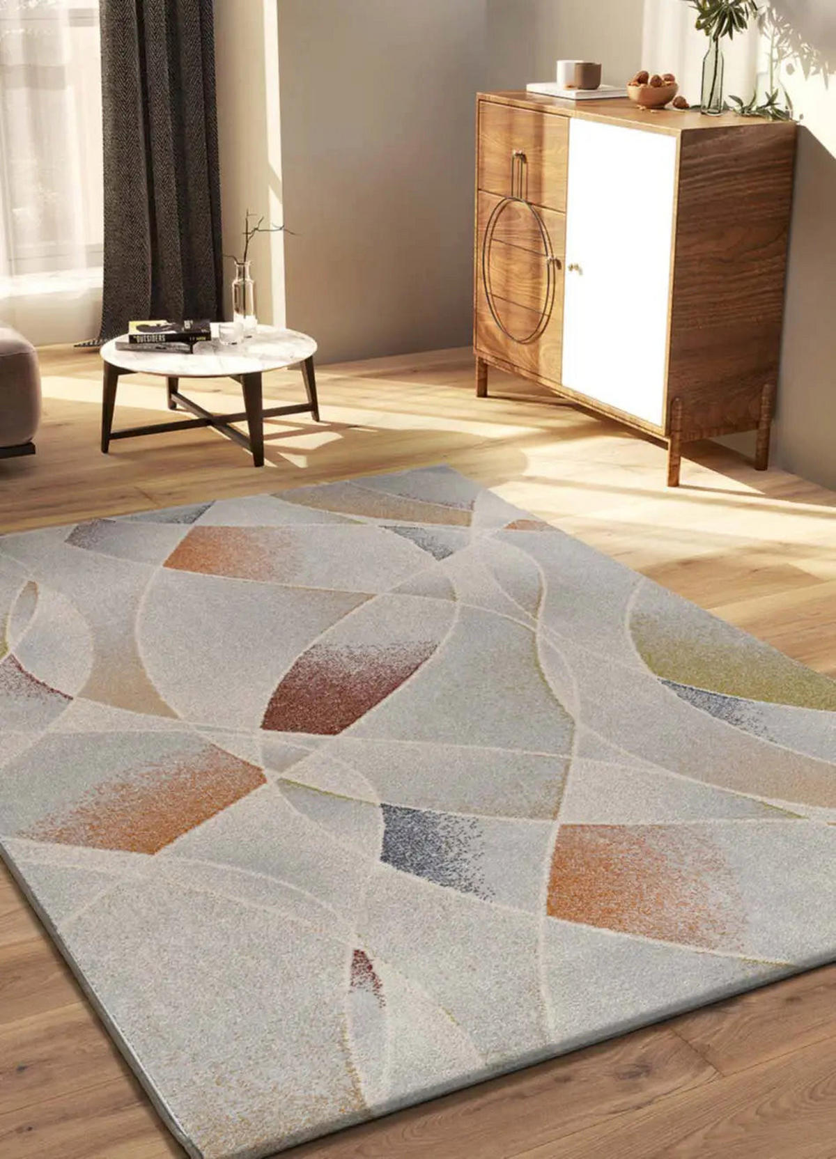 WEBTEPPICH Mehrfarbig Tamaris 160/230 cm - Beige/Multicolor, Naturmaterialien/Textil (160/230cm) - Atticgo