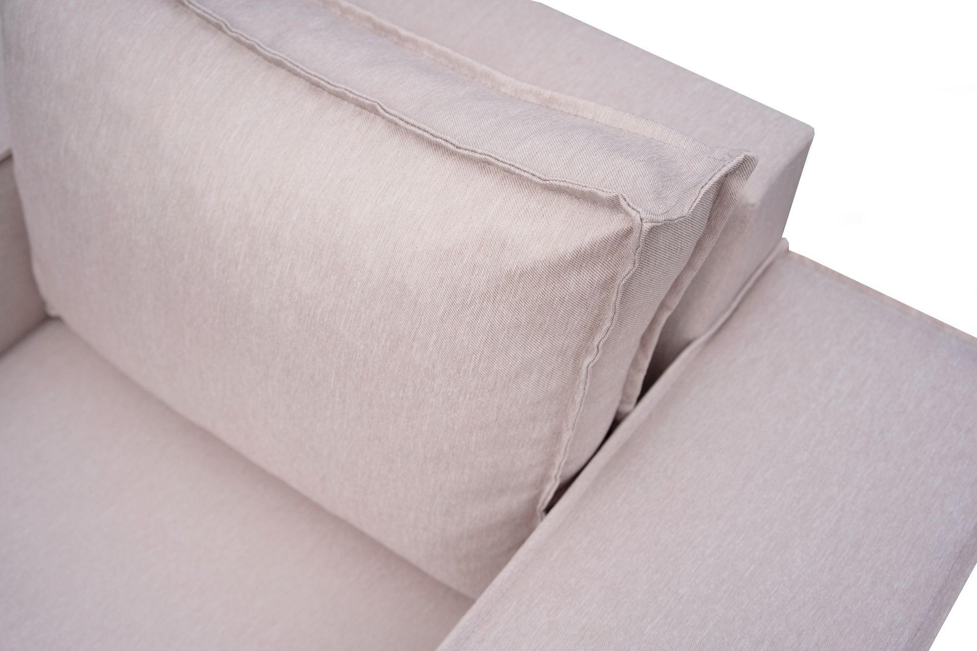 Thumbnail - Fun Möbel Ecksofa, Hellgrau, Holzwerkstoff, 296x78x165 cm, Loungemöbel, Gartensofas