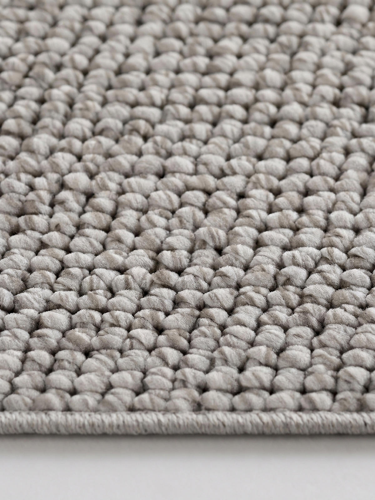 TEPPICH Flachgewebe LANGAU in Silber, meliert, 240 x 340 cm - Silberfarben, Textil (340/240cm) - KADIMA DESIGN