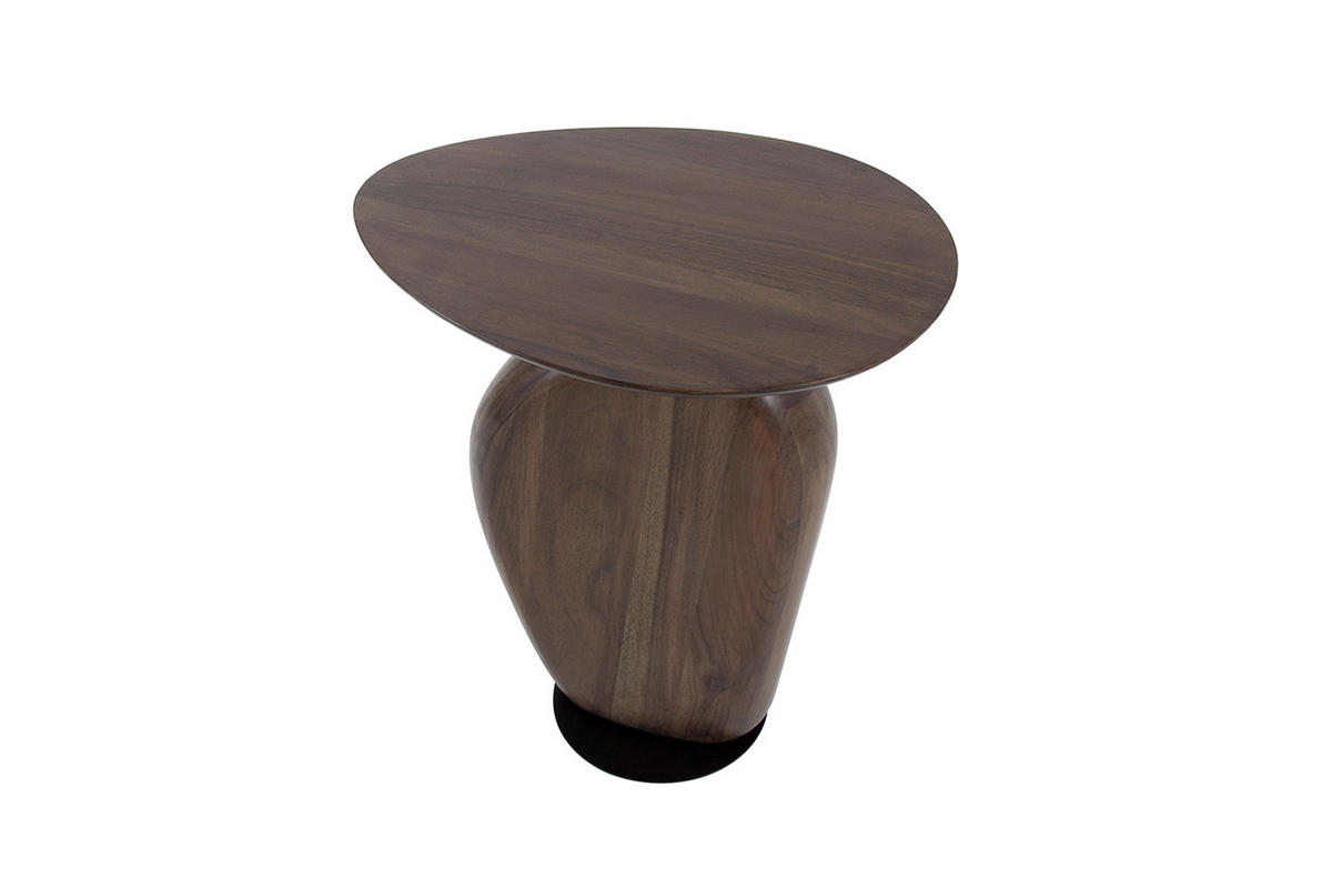 BEISTELLTISCH MINOTA Braun Akazie - Braun, Akazienholz/Holz (45/36/50cm) - KAWOLA