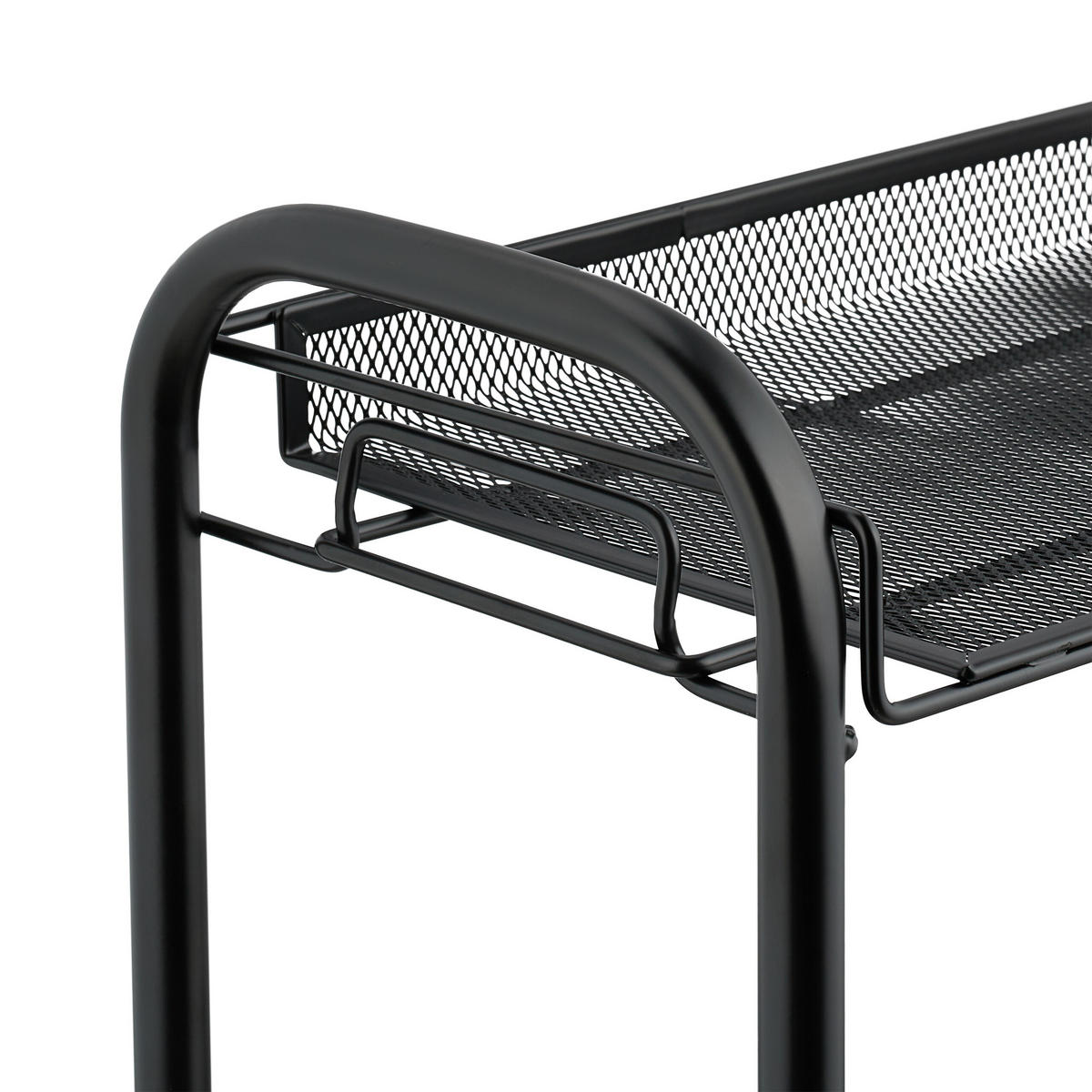 GEWÜRZREGAL - Schwarz, Kunststoff/Metall (37/32/17cm) - Relaxdays