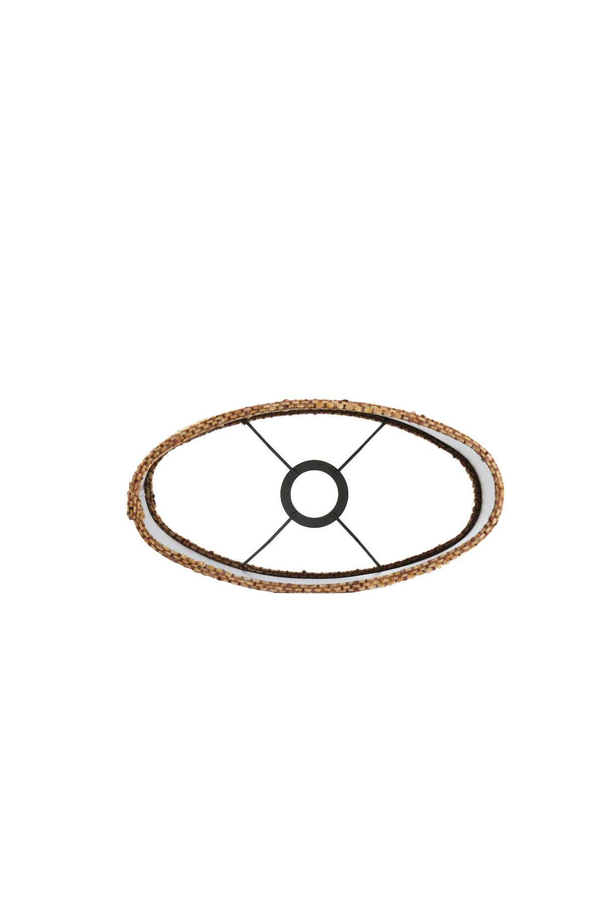 LAMPENSCHIRM Osire Braun 30/15/25 cm - Braun, Textil (30/15/25cm) - Light & Living