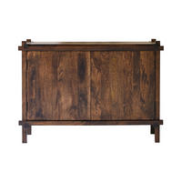 SIDEBOARD Arko Braun aus Mango - Braun, Holz (120/85/40cm) - Tikamoon