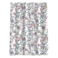 DUSCHVORHANG Blumenranken in Pastell 180/180 cm - Multicolor, Textil (180/180cm) - Bilderwelten