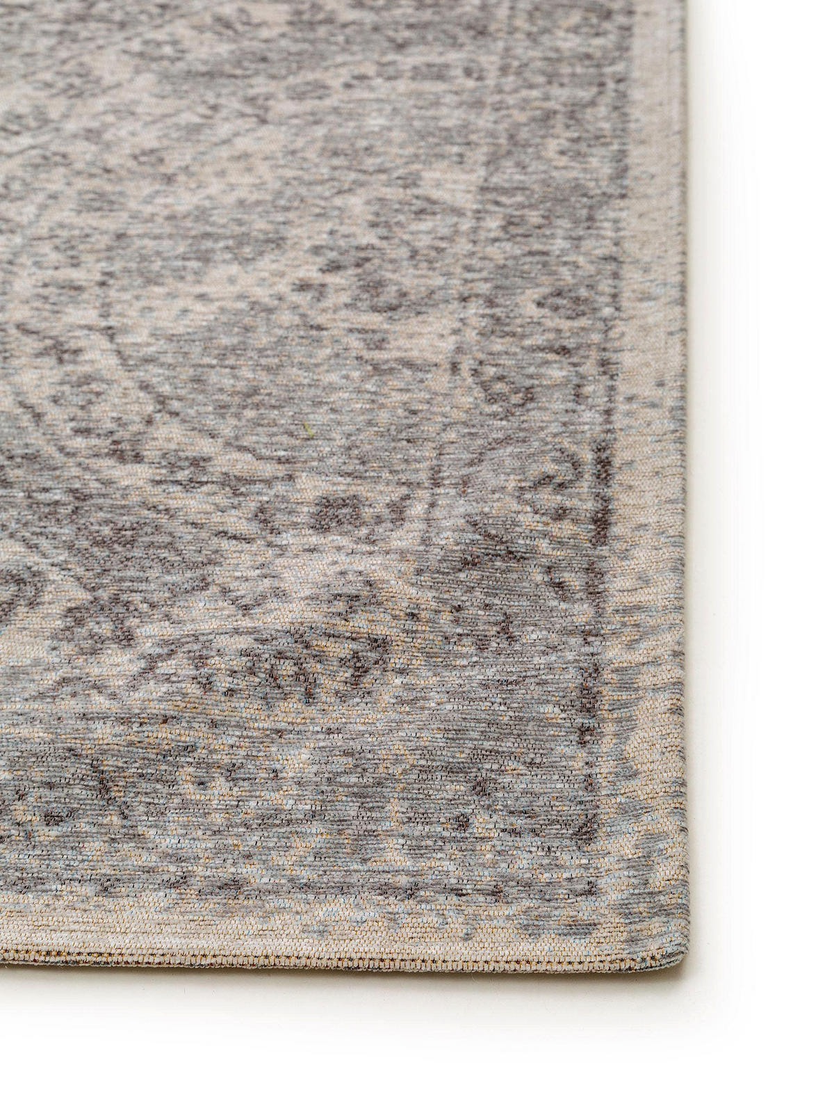 FLACHGEWEBETEPPICH Tosca Grau 195x285 cm - Grau, Textil (195/285cm) - benuta Pop