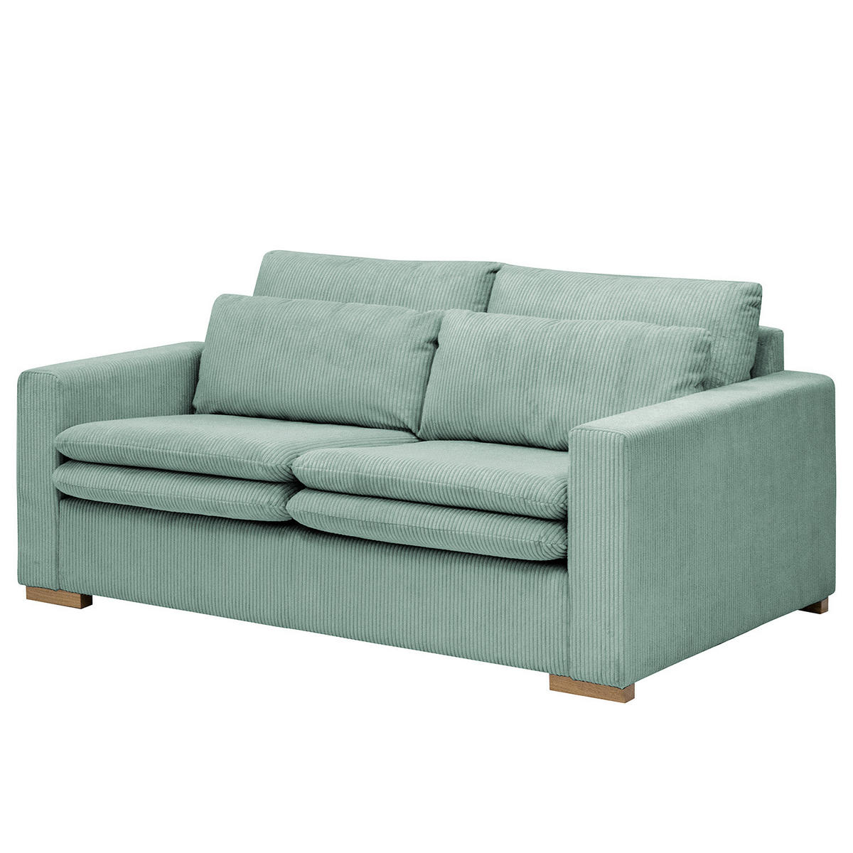 2,5-SITZER SOFA - Blau, Textil (180/82/104cm) - home24
