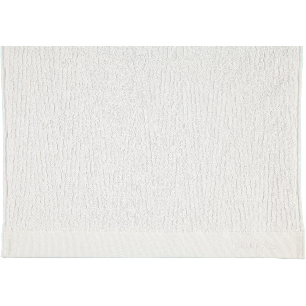 HANDTÜCHER CONNECT ORGANIC LINES WHITE - Weiß, Textil (50/100cm) - Essenza