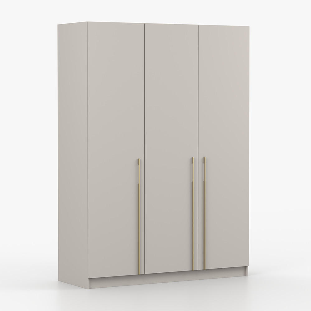 imoebel24 SKŘÍŇ s otočnými dveřmi ROSA 3D 150/210/55, 3dveřová, kašmír