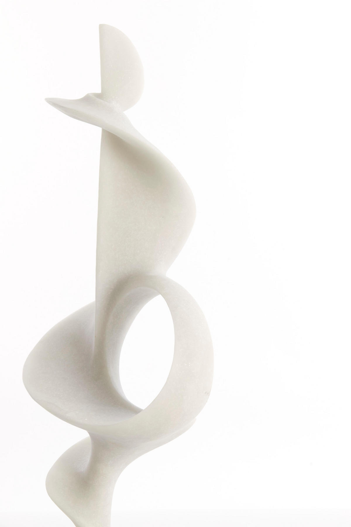 ORNAMENT Vurot Weiß 28/20/70 cm - Weiß, Kunststoff (20/70/28cm) - Light & Living