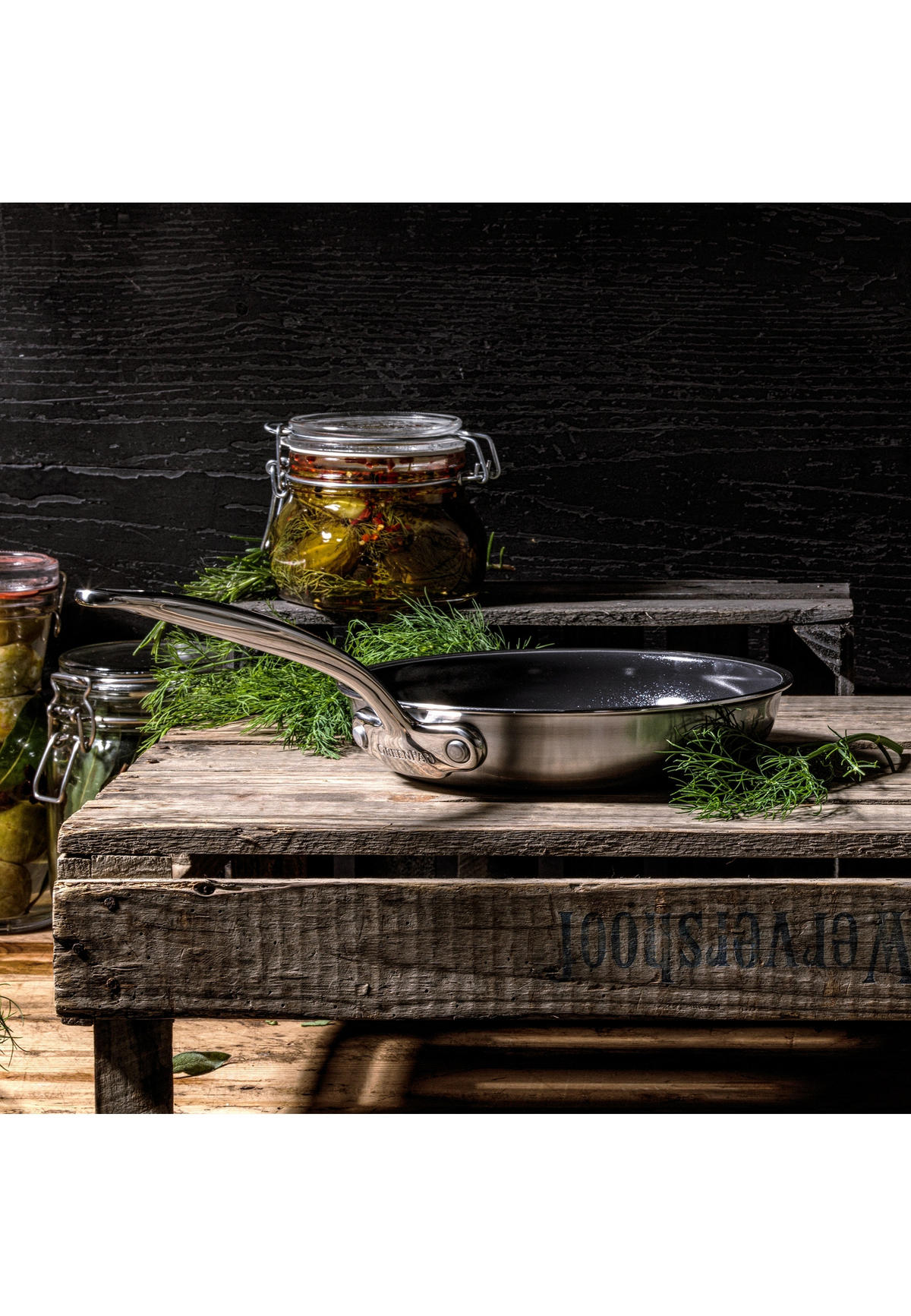 BRATPFANNE Premiere - Silberfarben, Metall (30cm) - GreenPan