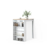 BARTISCH Regusa Weiß/Sonoma 67 x 100 cm - Weiß/Sonoma Eiche, Holzwerkstoff (100/67/106cm) - Livinity®