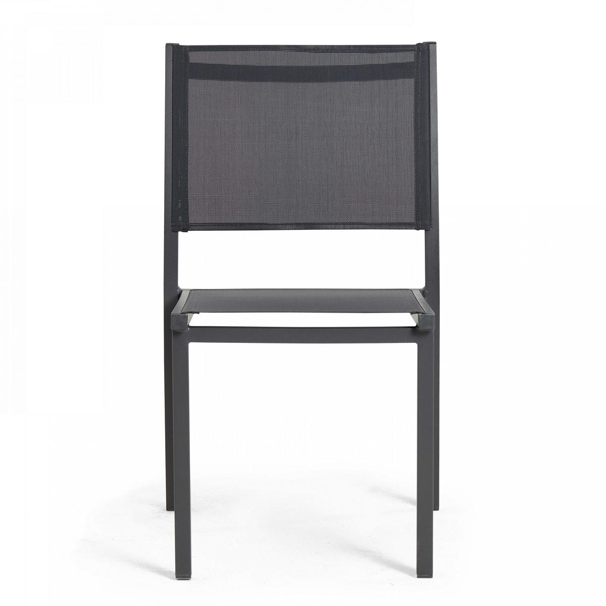 GARTENSTUHL, Grau - Grau, Metall (48/87/60cm) - Oviala