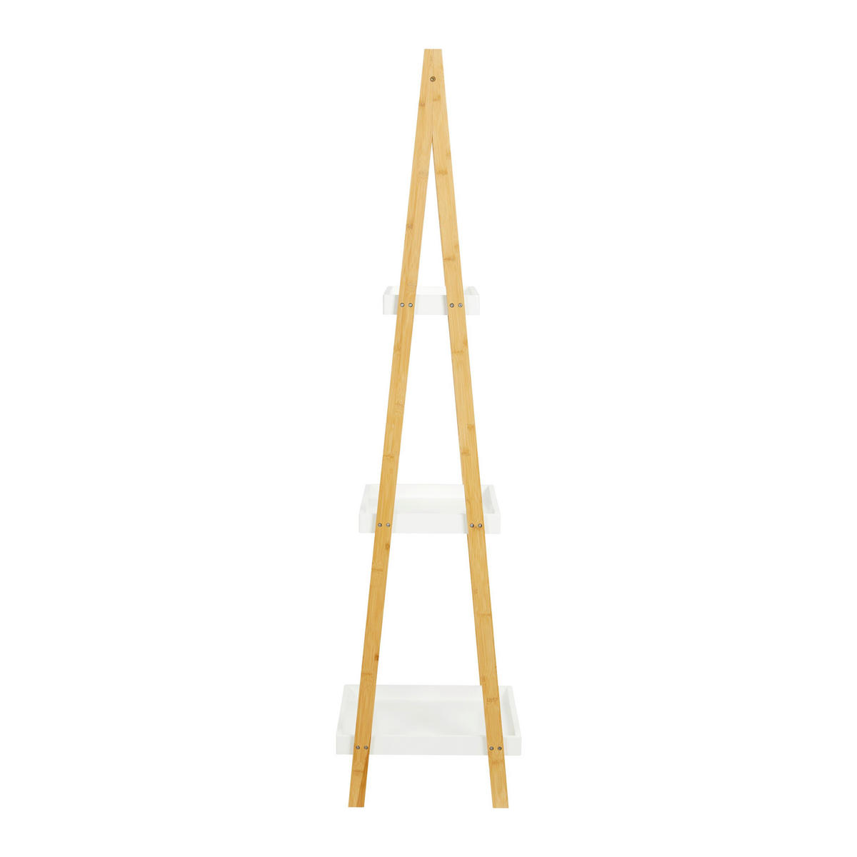 REGAL Mirella Weiß/Naturfarben MDF - Naturfarben, Naturmaterialien (43/160/40cm)