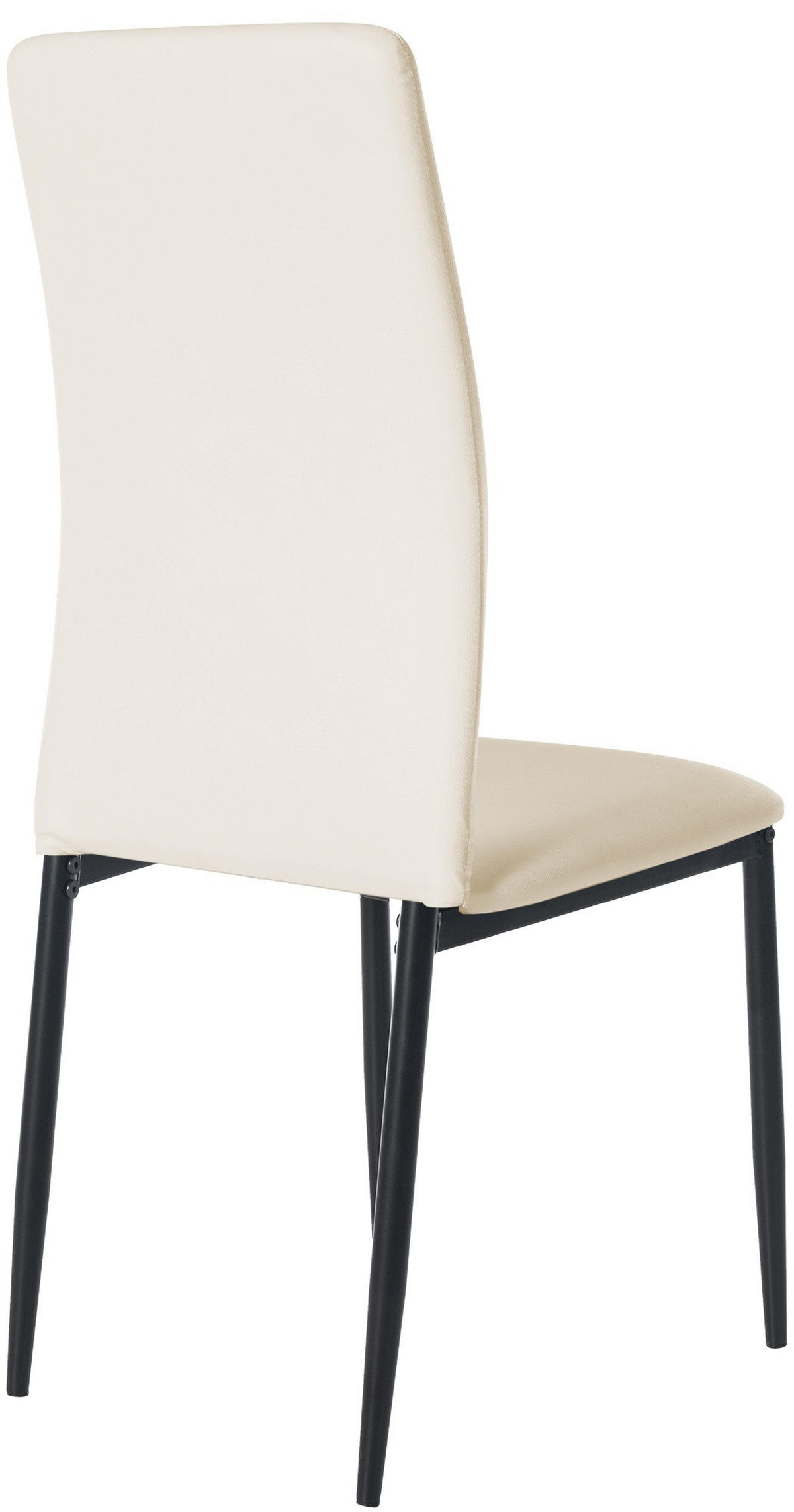 STUHL Lederlook creme - Creme, Textil/Metall (41.5/99/40cm) - CLP