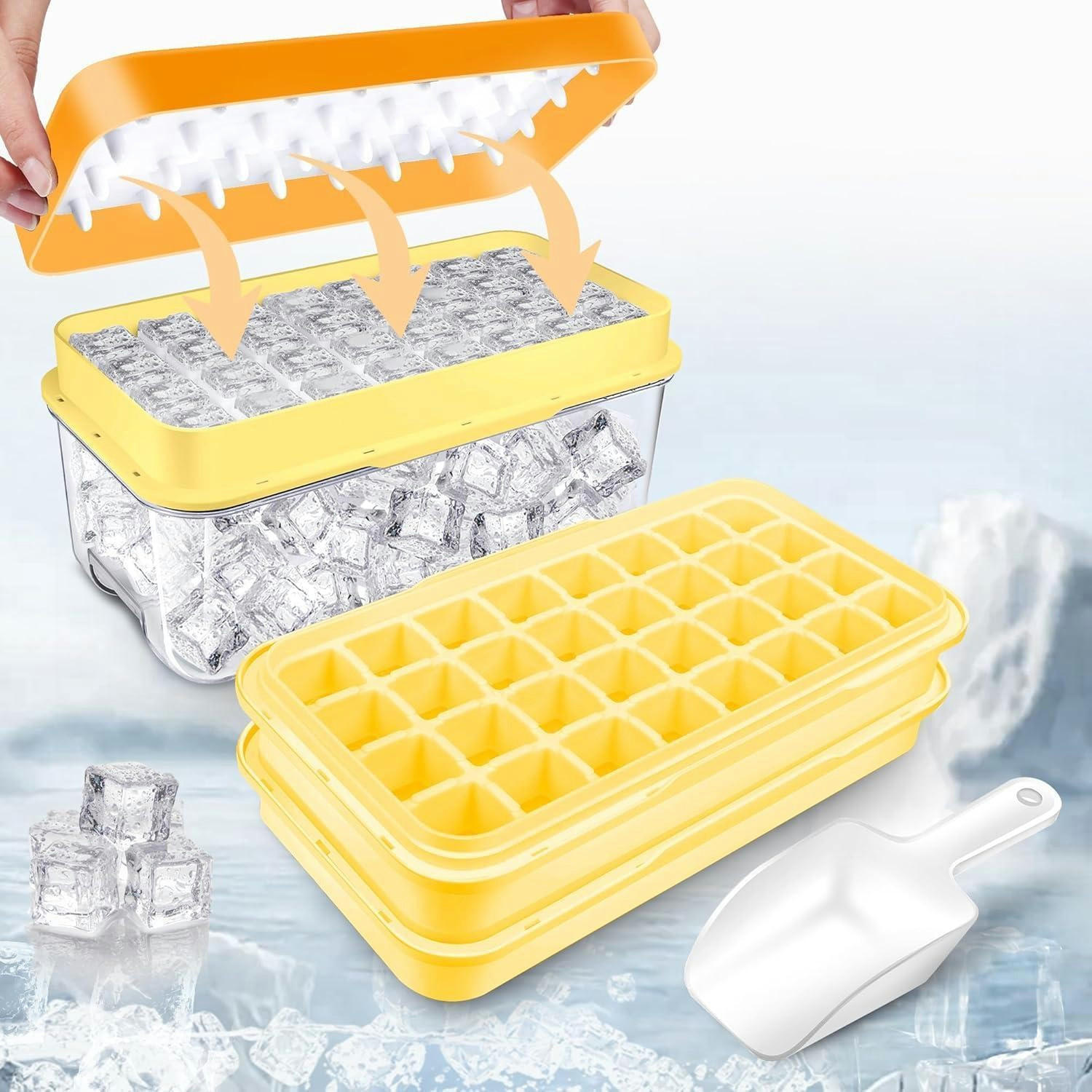 XXXLutz Eiswürfelbehälter Gelb 13x15.5x25.5 cm