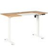 HÖHENVERSTELLBARER Schreibtisch, Natur - Sonoma Eiche, Metall (140/70/116cm) - Vinsetto