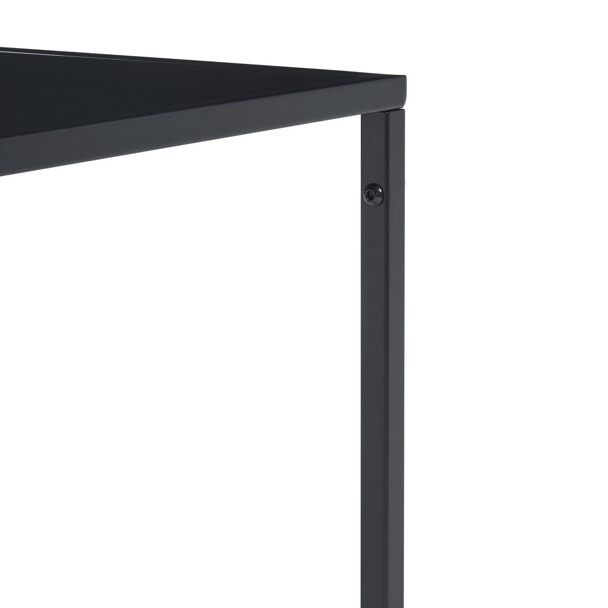 COUCHTISCH Solund 60/60/45 cm - Schwarz, Metall (60/60/45cm) - [en.casa]