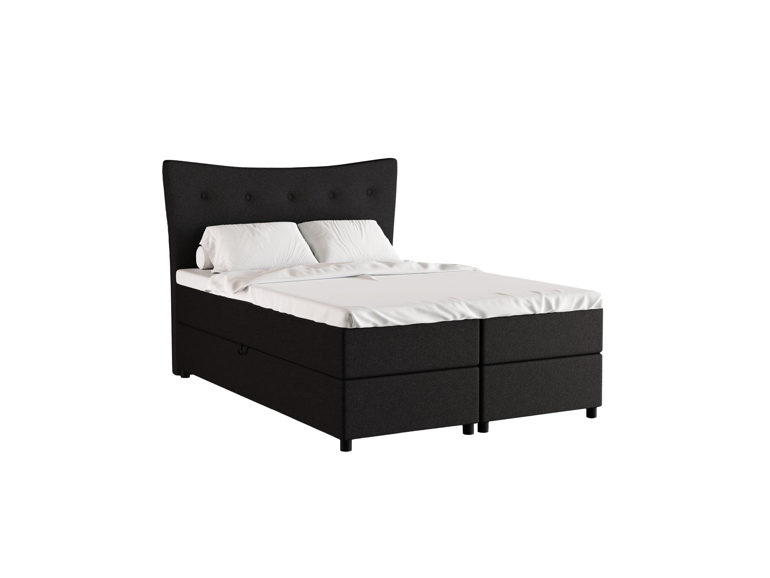Homesy Boxbett Schwarz 140x200 cm