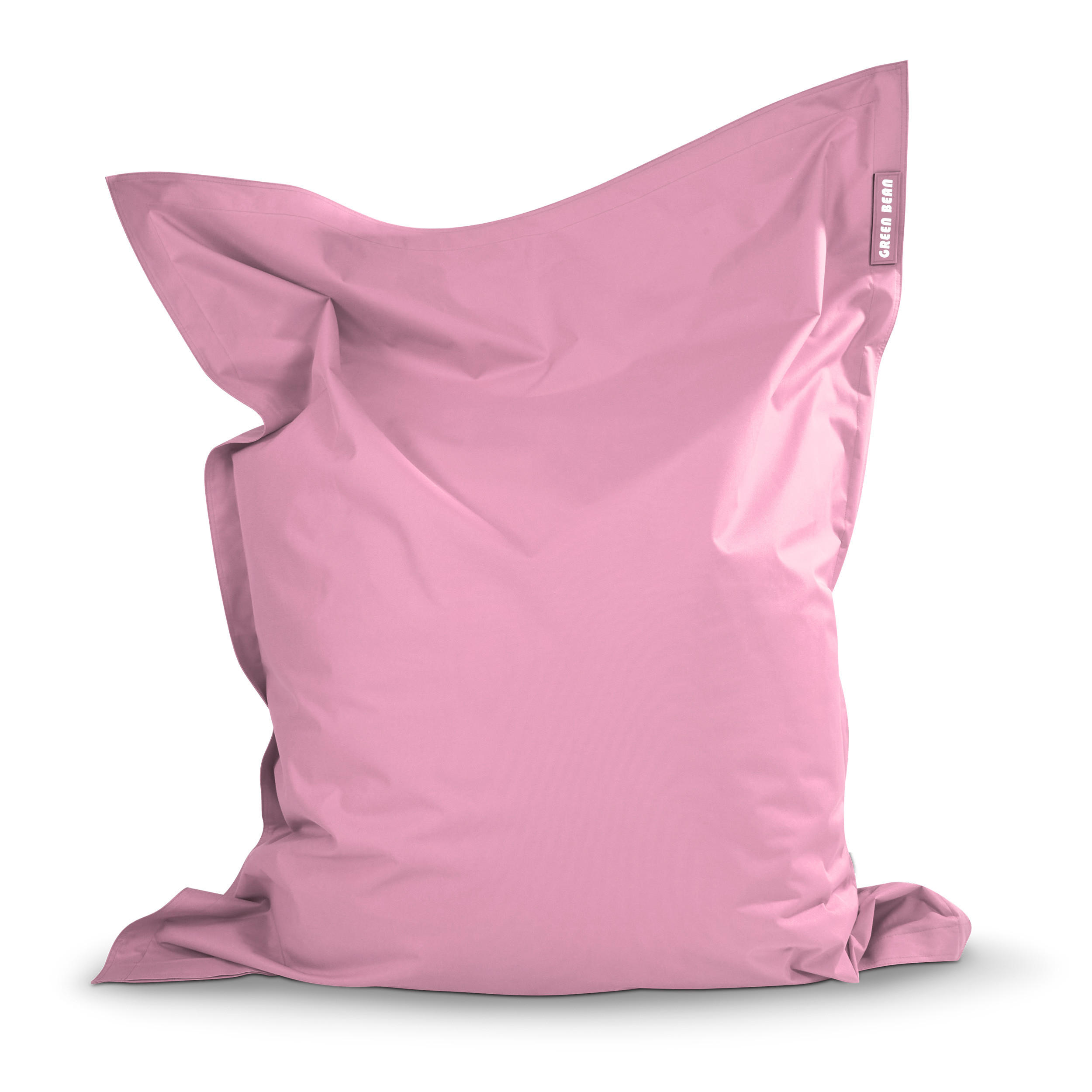SITZSACK XXL "Square" 140x180cm - 380 L - Rosa, Textil (140/25/180cm) - Green Bean